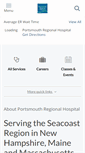 Mobile Screenshot of portsmouthhospital.com